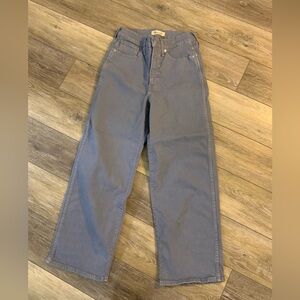 Madewell perfect vintage wide leg crop jeans. Size 26.